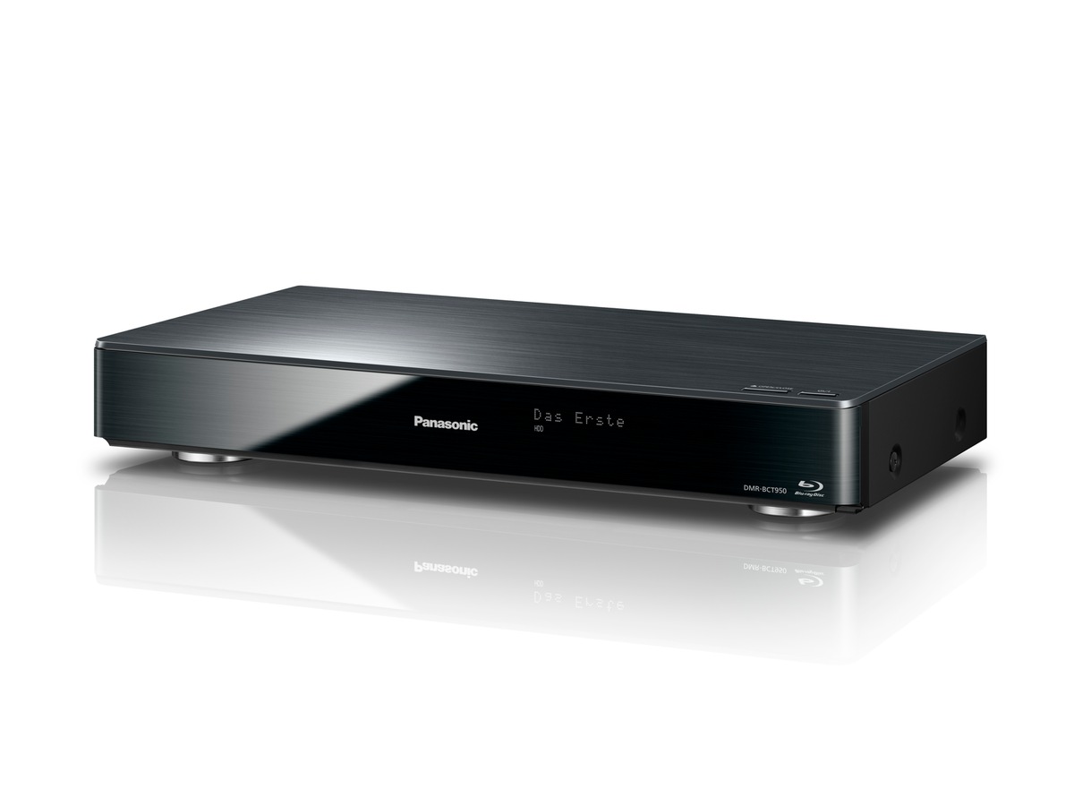 Panasonic Blu-ray Recorder DMR-BCT/BST950 / Komplette Video Home Server mit Triple HD Tuner, TV&gt;IP, High-Res Audio, TV Anywhere, 4K Upscaling, 4K JPEG und 4K Video u.v.m.