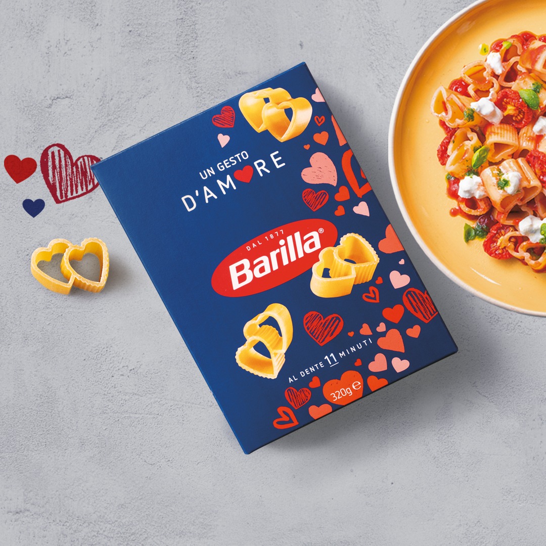 Barilla kreiert limited Edition zum Valentinstag