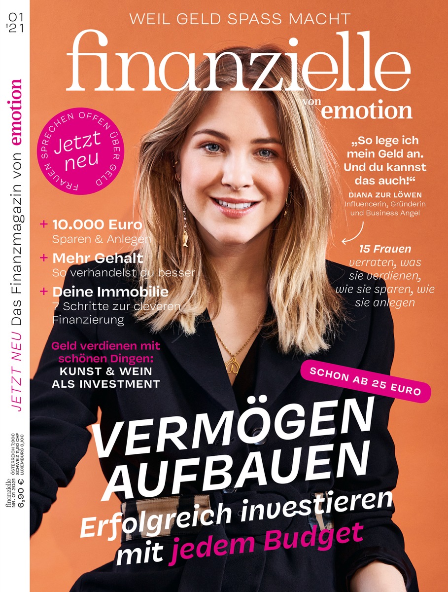 Über Geld spricht man nicht, Frau aber schon / finanzielle von EMOTION feiert Premiere mit Launch des Printmagazins und digitalem Start von Website und Membership-Programm