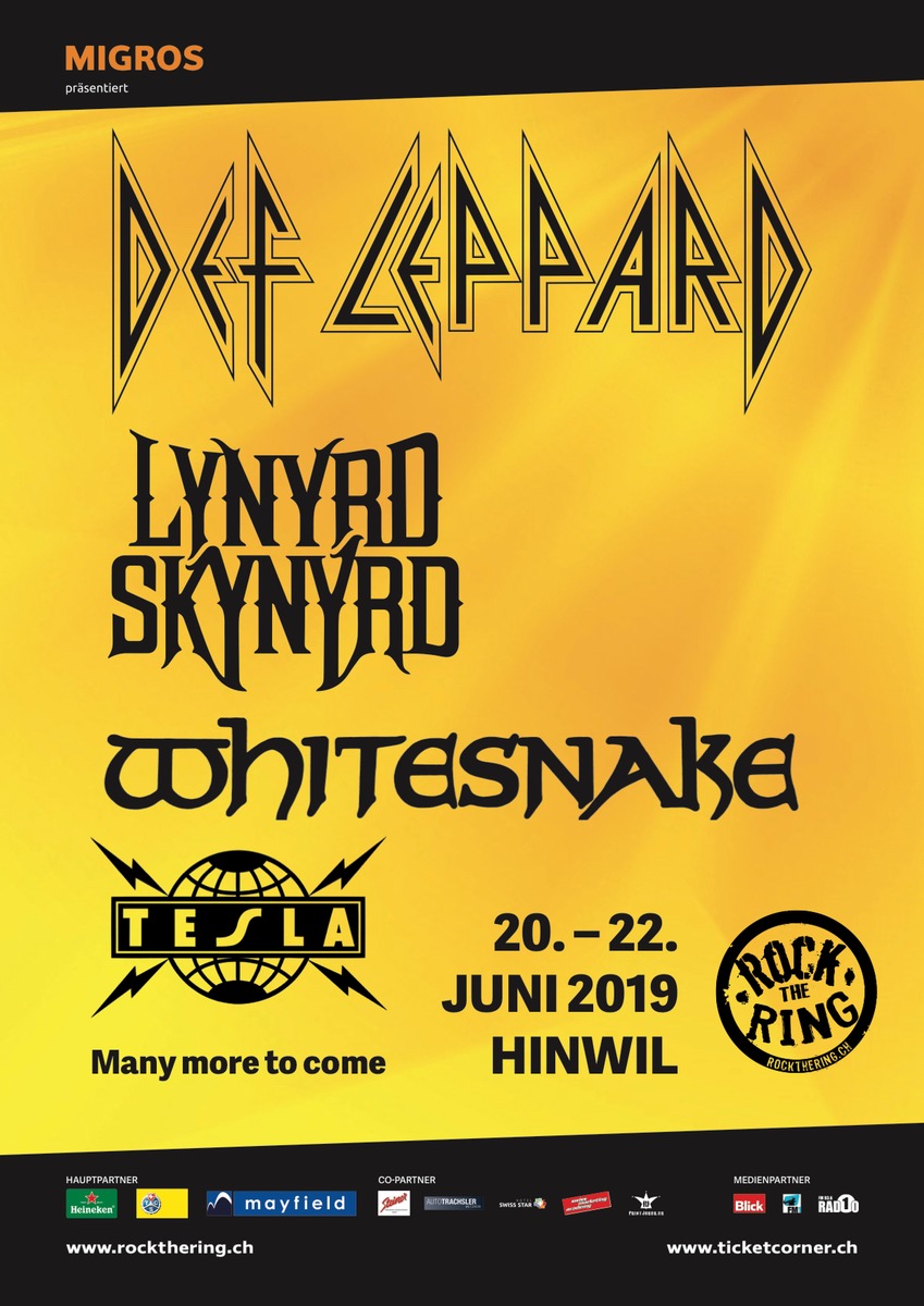 Rock the Ring 2019 - zum 6ten Mal: Im Kreise(L) der Rocker mit Def Leppard, Lynyrd Skynyrd, Whitesnake, Tesla und vielen mehr