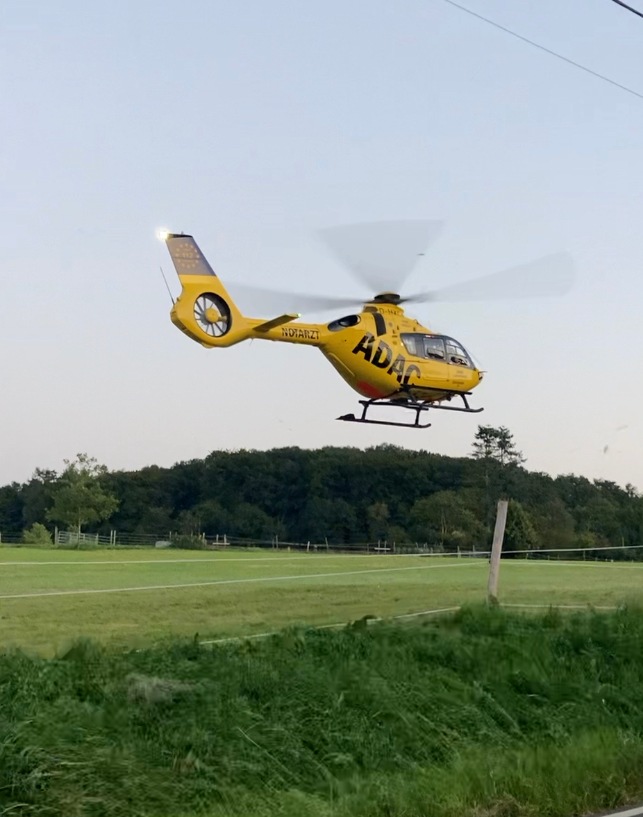 FW-EN: Motorradfahrer wird bei Unfall schwer verletzt