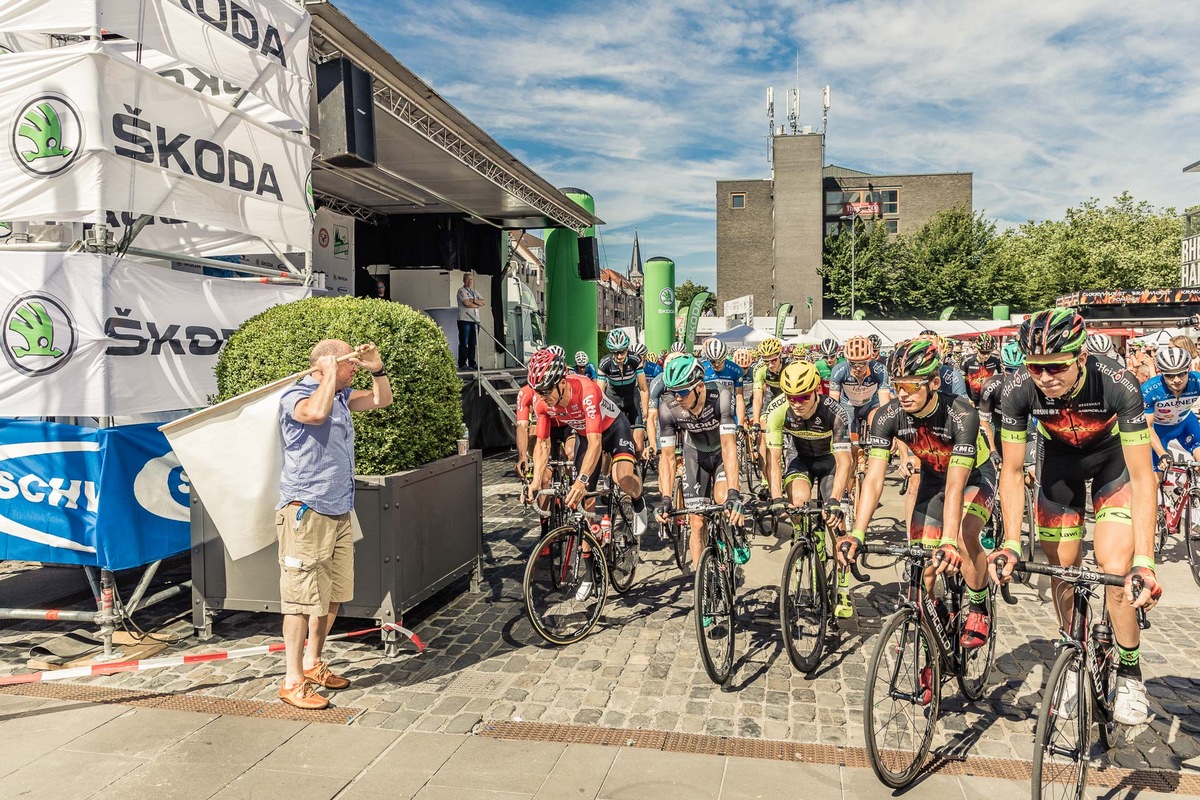 Radsportklassiker ,Rund um Köln&#039; startet zum 8. Mal mit Unterstützung von SKODA (FOTO)