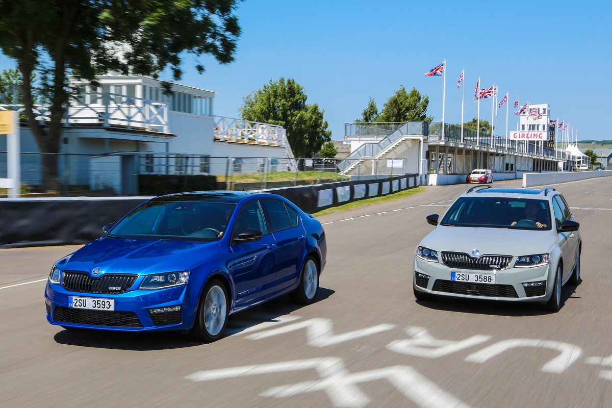 Neuer SKODA Octavia RS - Weltpremiere in Goodwood (BILD)