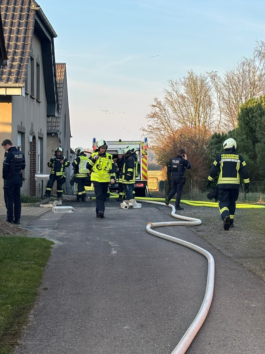 FW Kranenburg: Brand im Kinderzimmer