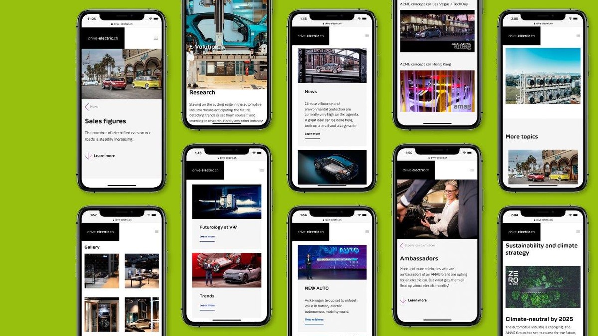 Die AMAG lanciert die neue Plattform &quot;drive-electric.ch&quot; rund um die Elektromobilität / Die Zukunft ist elektrisch