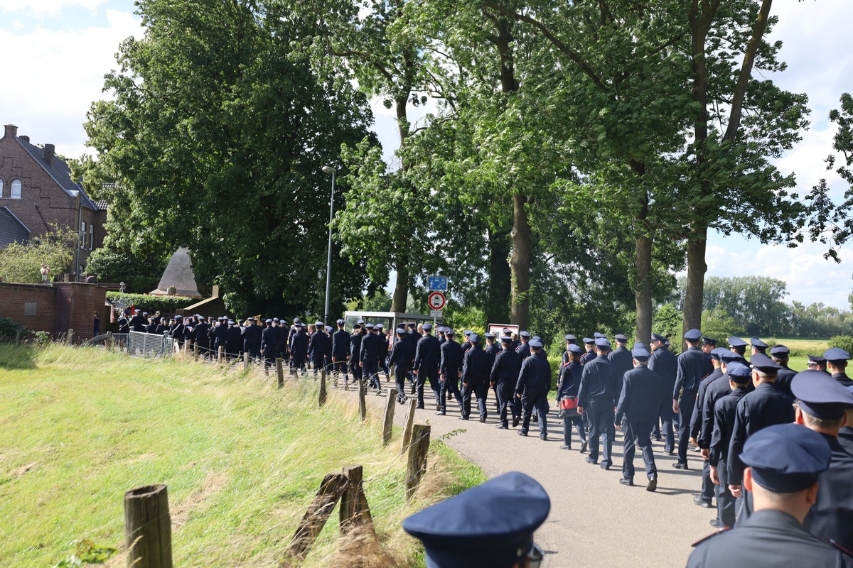 FW-KLE: Löschgruppe Schenkenschanz feiert mit dem Stadtfeuerwehrfest ihr 90-jähriges Jubiläum