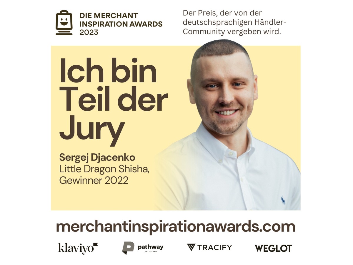 Geschäftsführer der ECOMMastery, Sergej Djacenko war Teil der Jury der Merchant Inspiration Awards 2023