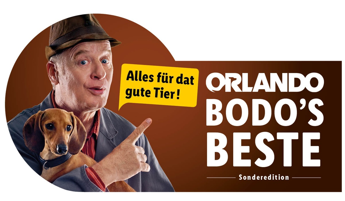 Hundefutter mit Promi-Faktor: Hausmeister Krauses Kult-Dackel Bodo bekommt von Lidl eigene Sonderedition &quot;Bodo&#039;s Beste&quot; Pasteten ab dem 8. Juni bundesweit in allen Filialen