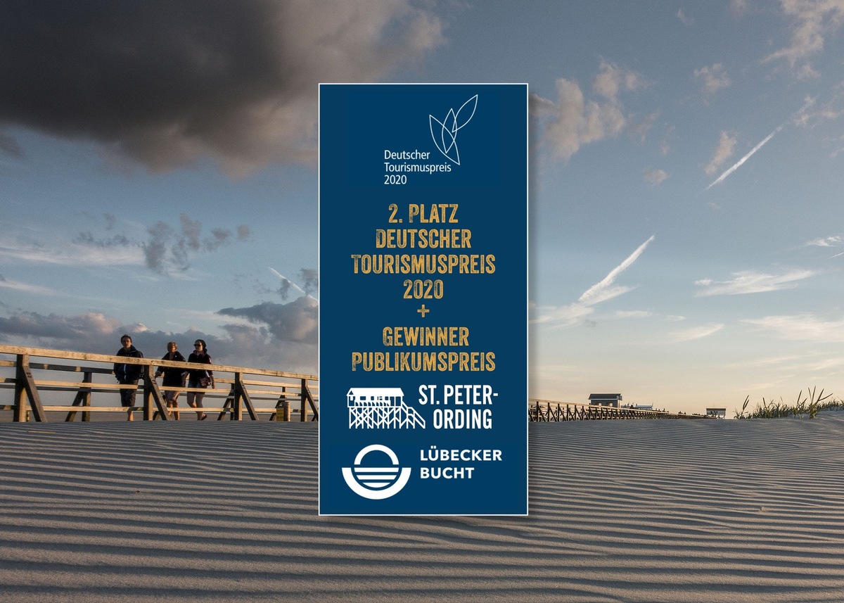 Deutscher Tourismuspreis: St. Peter-Ording und die Lübecker Bucht gewinnen gemeinsam den 2. Platz