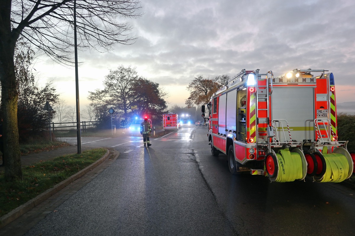 POL-ME: Scheunenbrand - die Polizei ermittelt - Wülfrath - 2211129