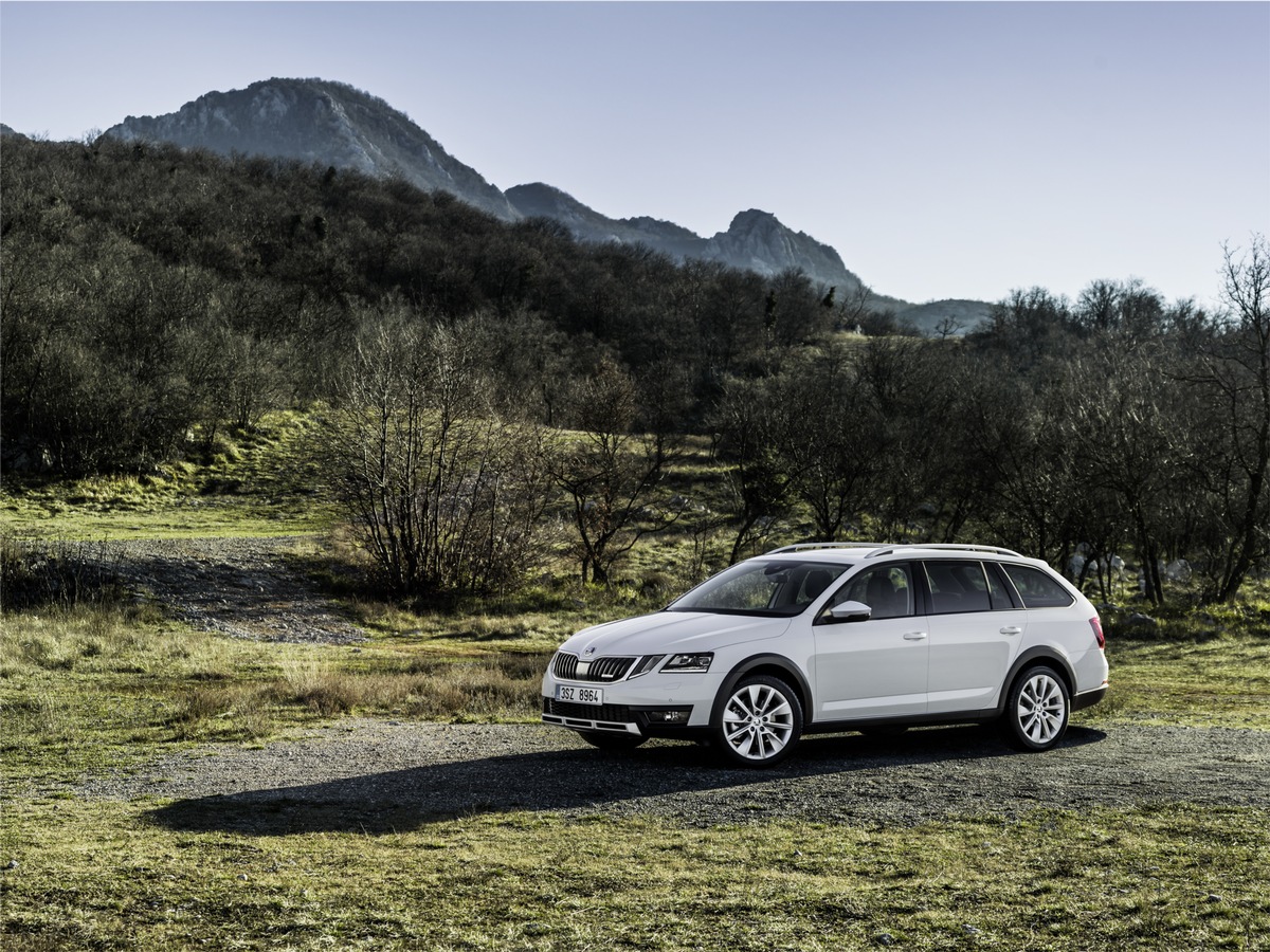 SKODA OCTAVIA SCOUT: Robuster Allrounder erhält neue Technik (FOTO)