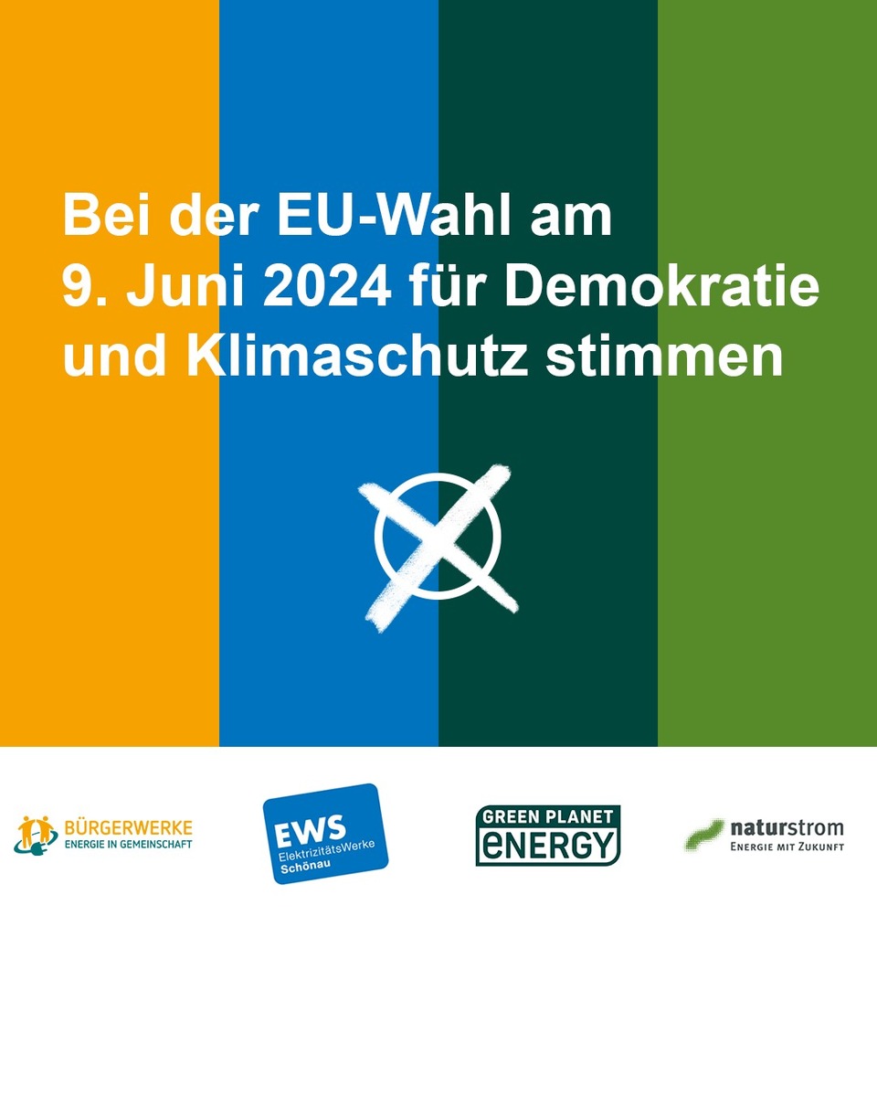 Am 9. Juni Demokratie und Klimaschutz wählen – gemeinsamer Aufruf zur Europawahl