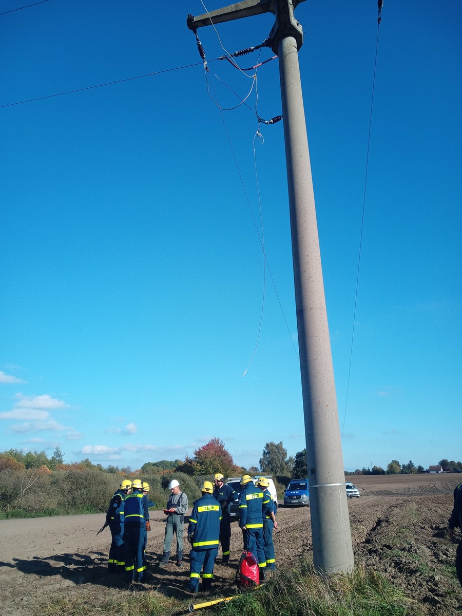 THW HH MV SH: Technisches Hilfswerk und Energiedienstleister E.DIS vertiefen Kooperation mit gemeinsamer Übung in Demmin