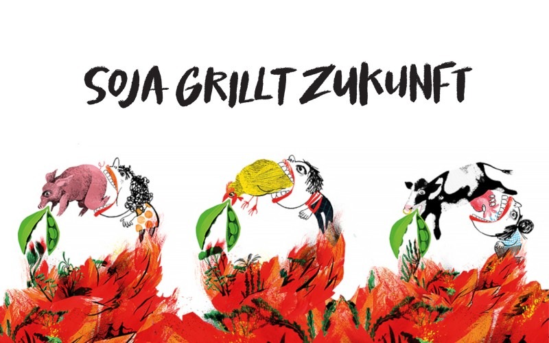 „Soja grillt Zukunft“ - Aktionstour 2024 mit Floß und Fahrrad