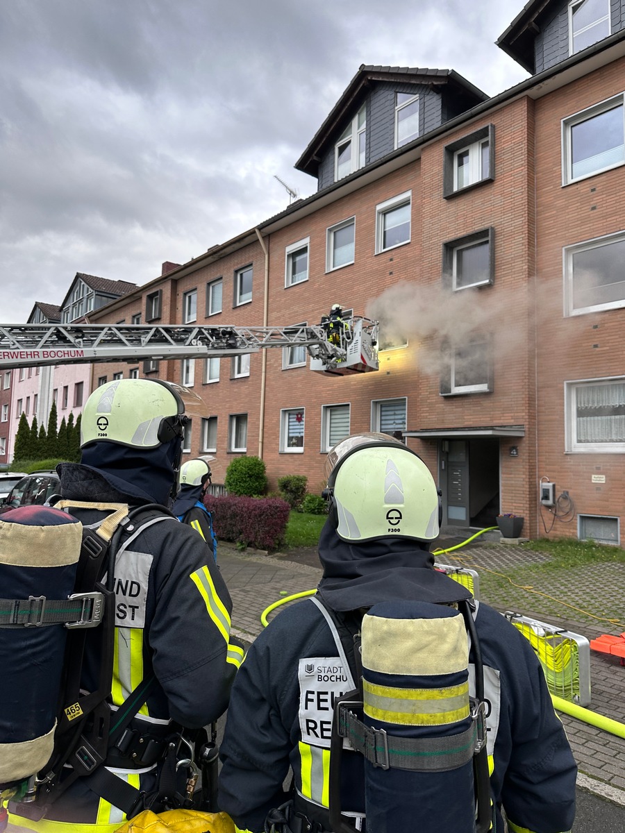 FW-BO: Küchenbrand in einem Mehrfamilienhaus