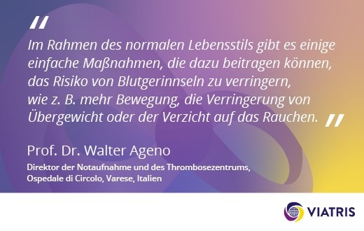 Fachpressemitteilung: „Augen auf, Thrombosegefahr“, appelliert die medizinische Fachwelt am heutigen Welt-Thrombose-Tag an Patienten – Viatris schließt sich an