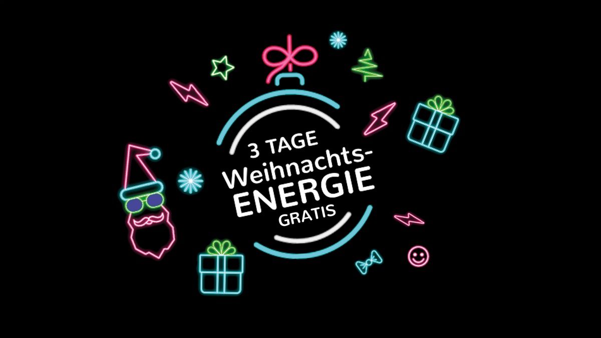 Volle Power Weihnachten mit gratis Weihnachtsenergie