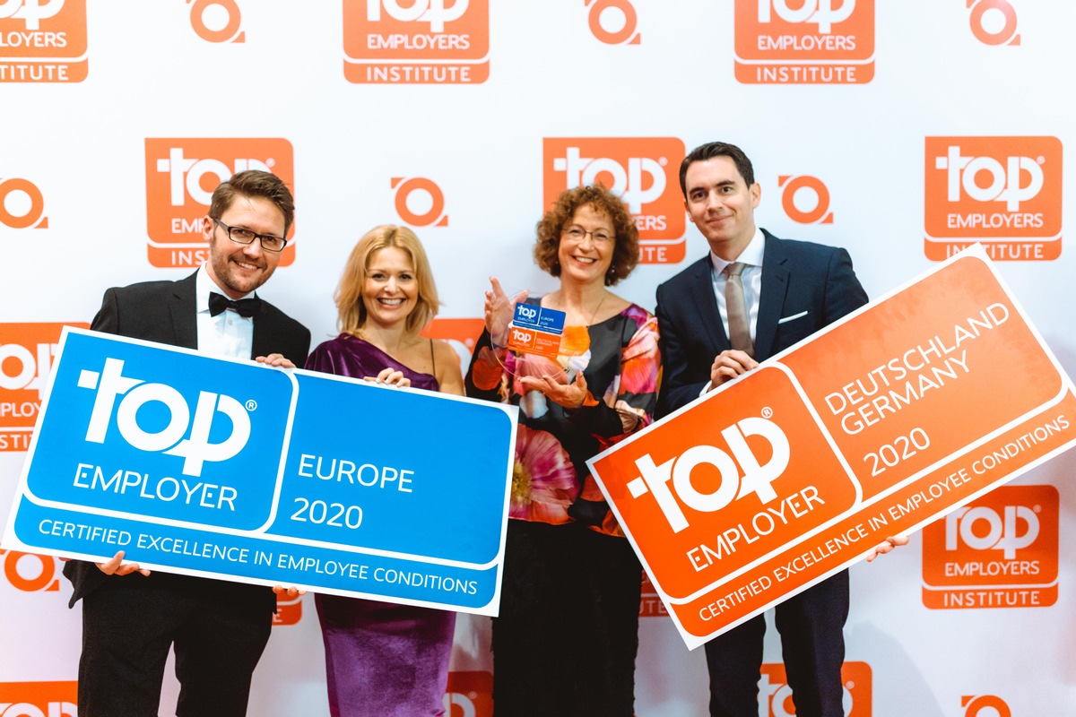 Top Employer 2020: Boehringer Ingelheim erneut ausgezeichnet (FOTO)