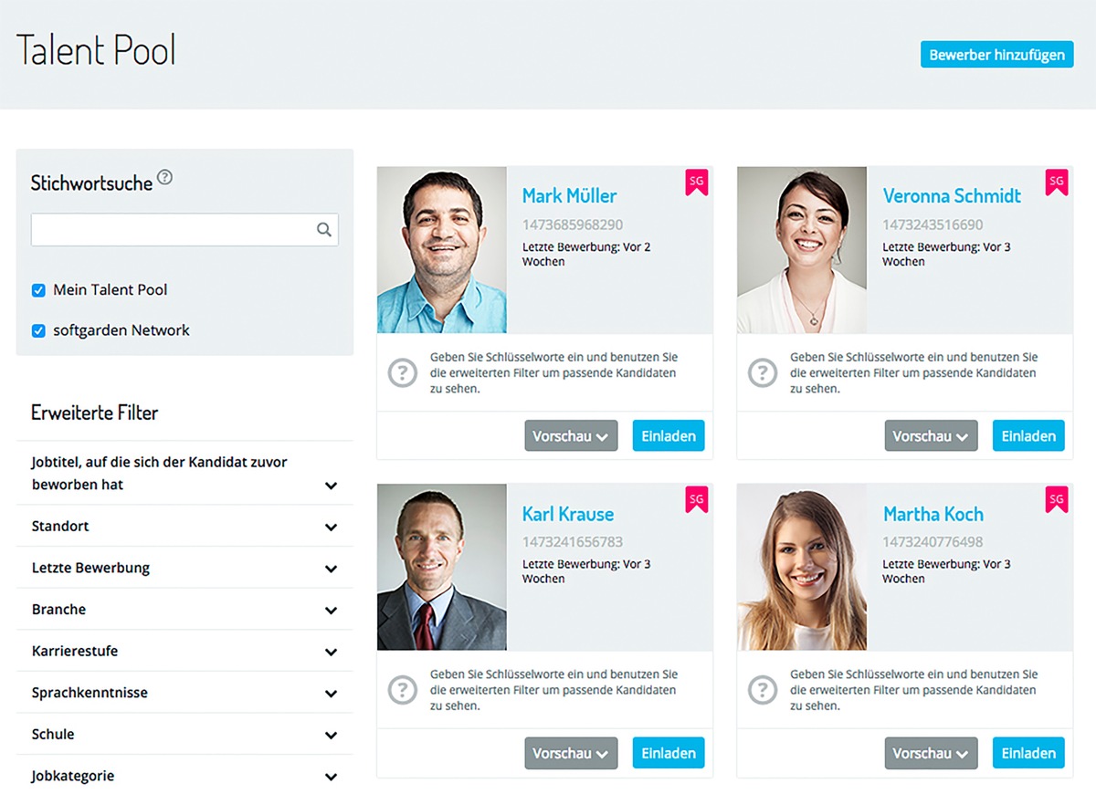 softgarden Network: Talent teilen, Synergien nutzen / Entwicklung vom Softwareanbieter zur Recruitingplattform