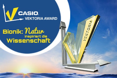 Sieger des bundesweiten Schülerwettbewerbs Casio Vektoria Award zum Thema Bionik gekürt