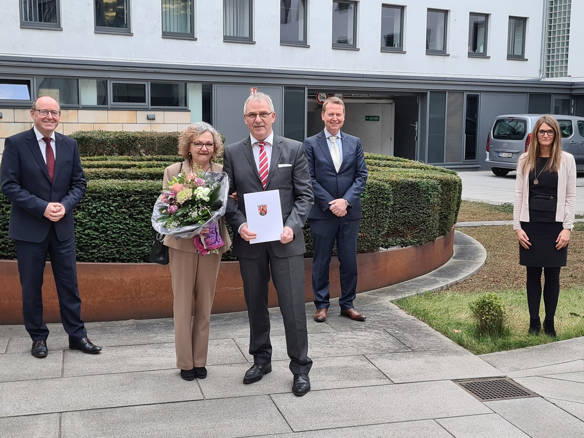 POL-PPTR: Polizeivizepräsident Franz-Dieter Ankner tritt nach mehr als 44 Jahren Polizeidienst in den Ruhestand