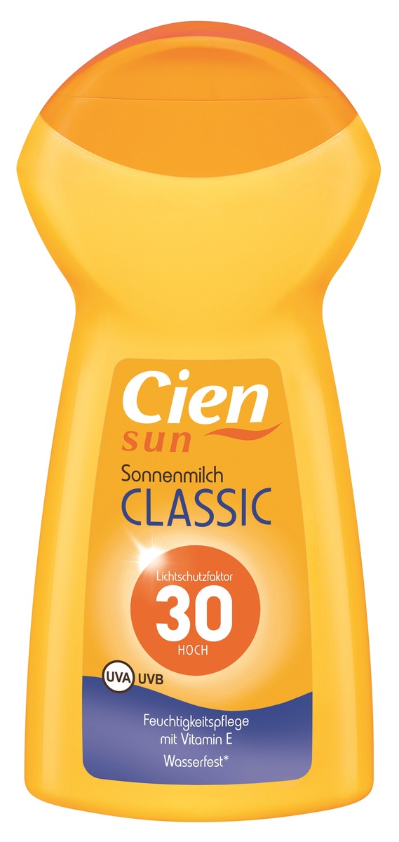 Lidl-Sonnenmilch erhält &quot;Sehr gut&quot; bei Stiftung Warentest / Die &quot;Cien Sun Sonnenmilch Classic&quot; überzeugt mit Schutz und Preis (FOTO)