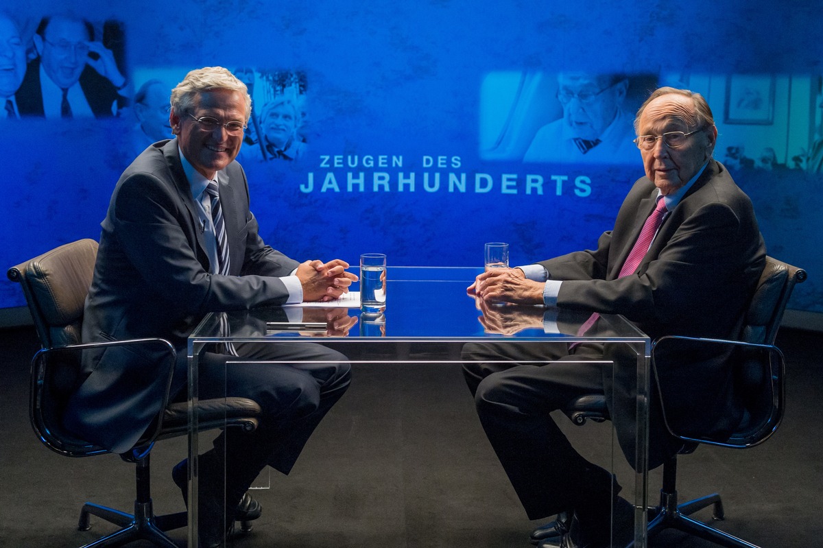 Hans-Dietrich Genscher als &quot;Zeuge des Jahrhunderts&quot; im ZDF /  Zitate aus dem Gespräch mit Peter Frey (FOTO)