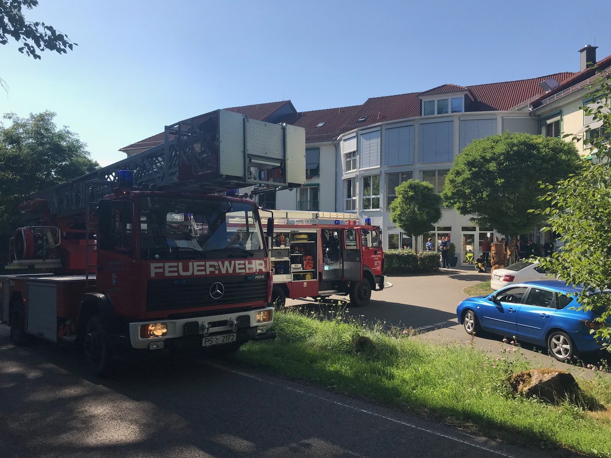 POL-PDPS: Brandalarm in Pflegeheim löst Großeinsatz aus