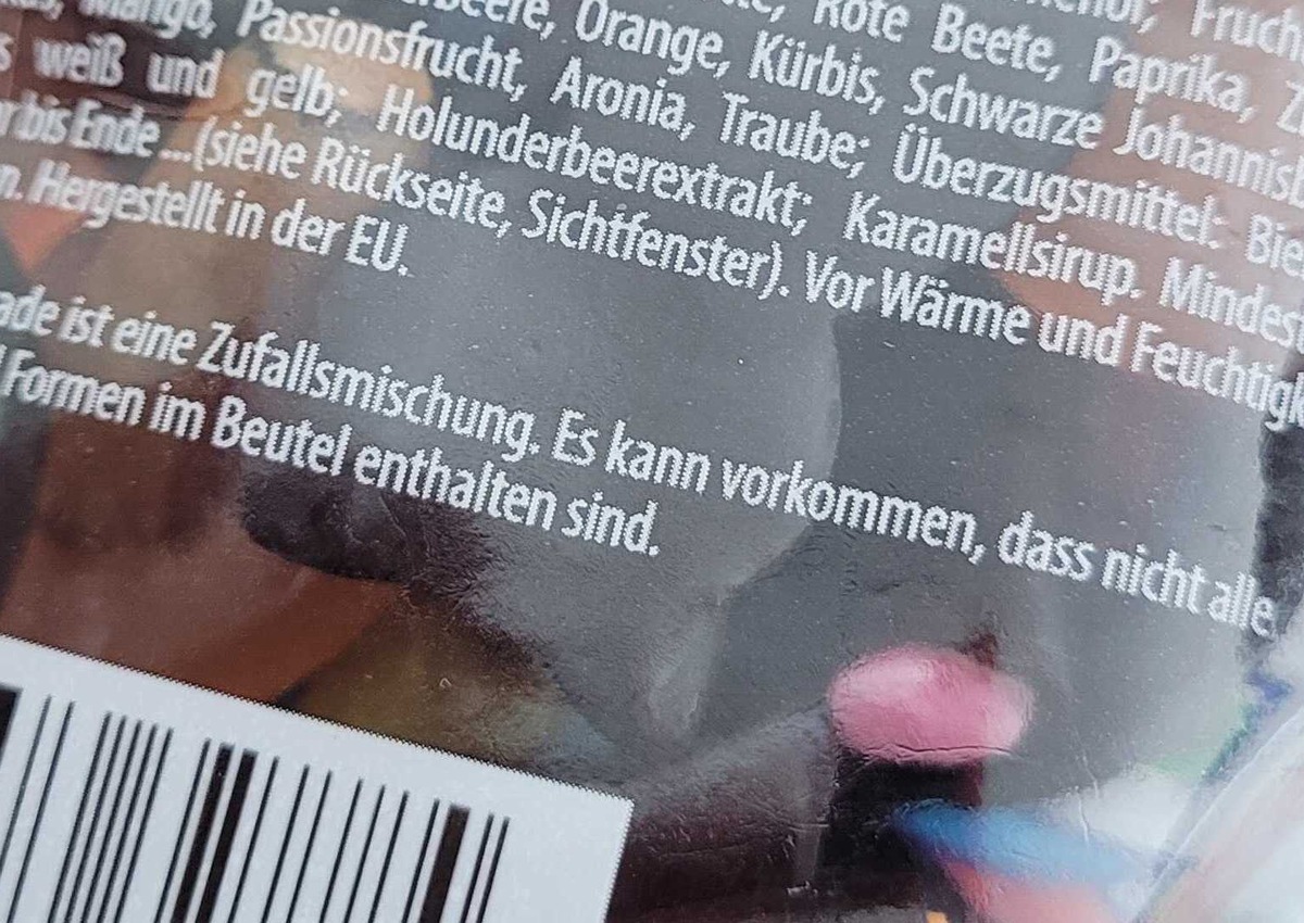 Wussten Sie schon, dass Fruchtgummi-Mischungen nicht immer identisch zusammengesetzt sind?