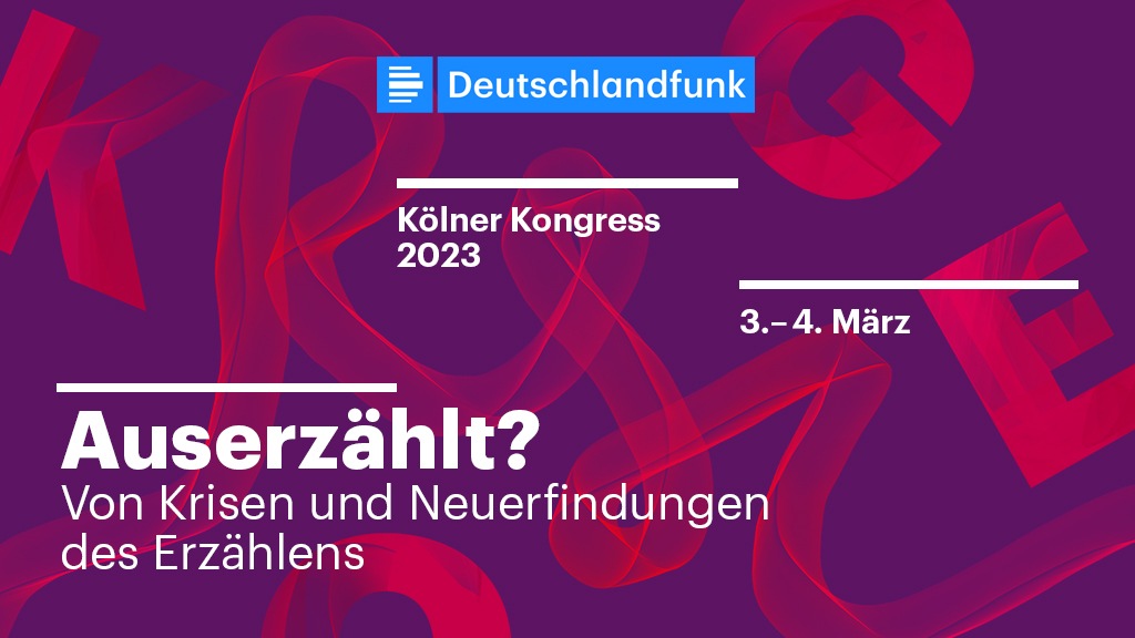 Kölner Kongress 2023: Live-Hörspiel-Performance, Vorträge, Gespräche und Preisverleihung