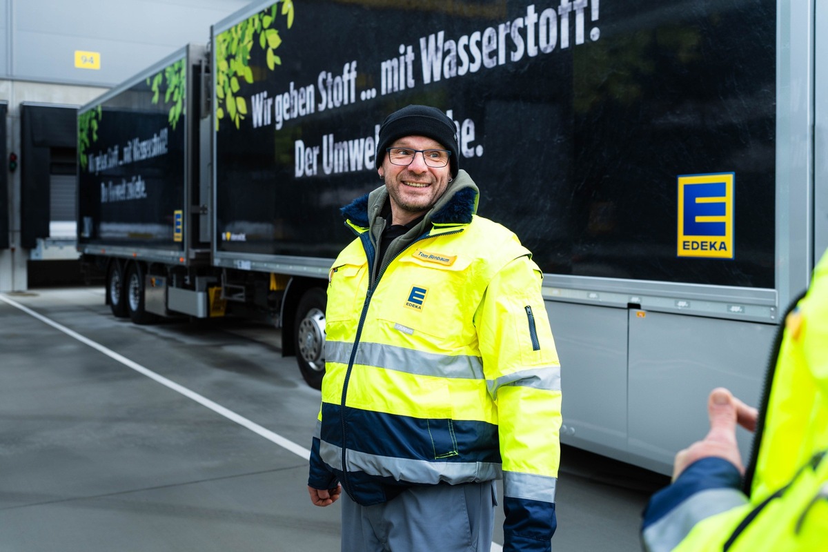 Nachhaltige Logistik nimmt Fahrt auf: EDEKA Nord bringt erste Wasserstoff-Lkw auf die Straße