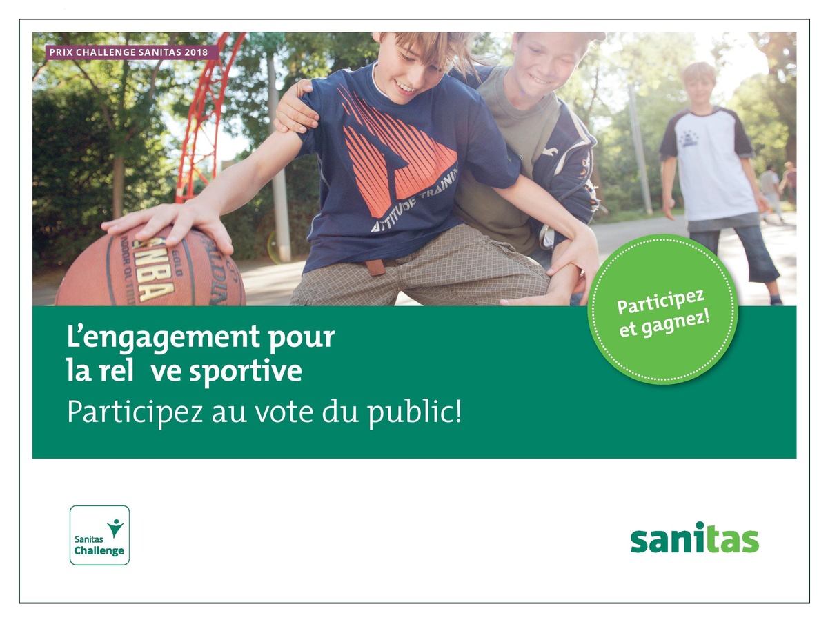 Prix d&#039;encouragement pour la relève sportive
Prix Challenge Sanitas 2018: qui va remporter le coup de coeur du public?