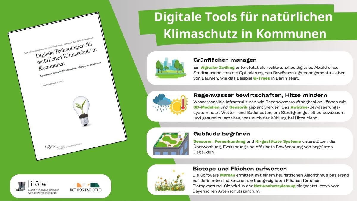 Natürlicher Klimaschutz: Wie digitale Tools Kommunen unterstützen