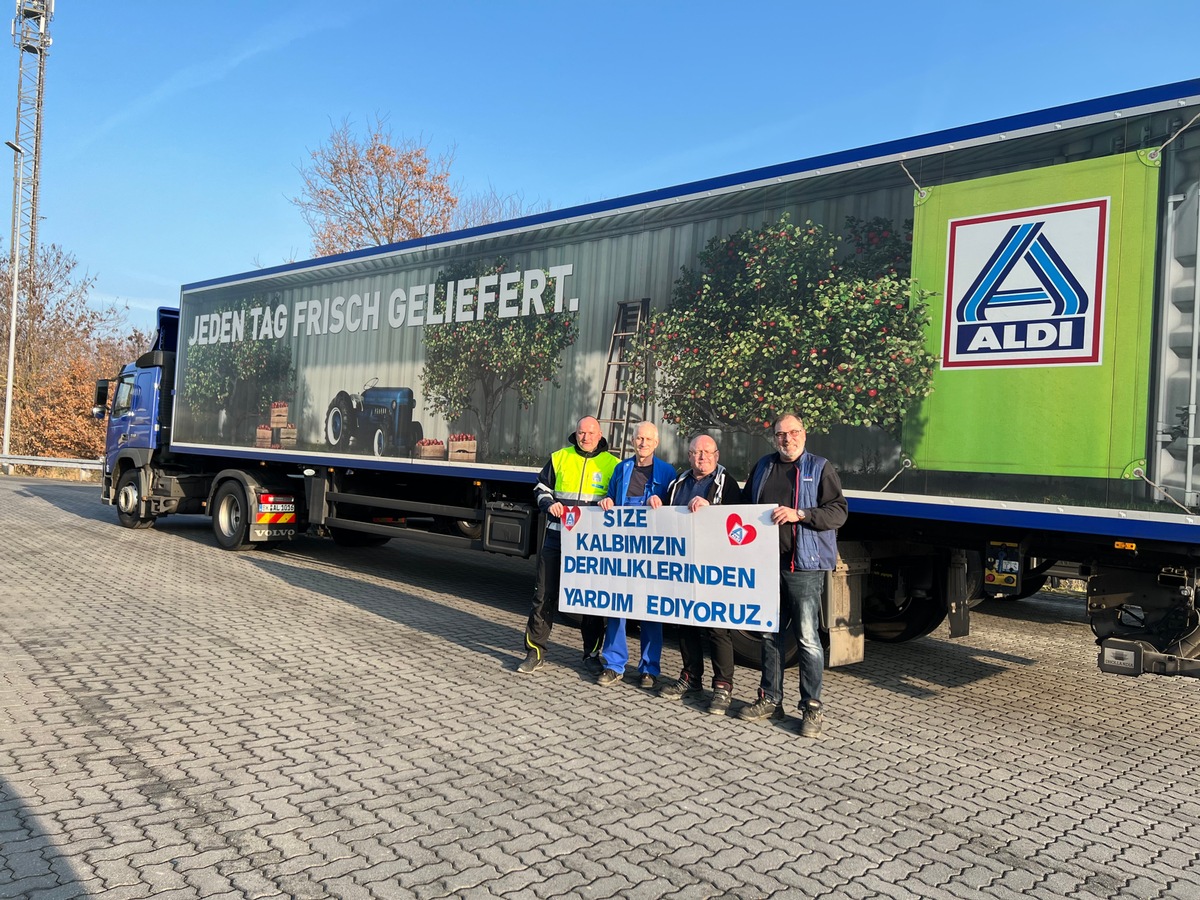 Hilfe in höchster Not: ALDI Nord sendet Hilfsgüter ins Erdbebengebiet