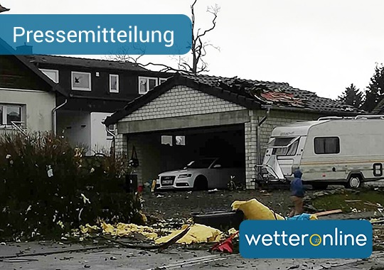 Tornado fegt durch die Eifel