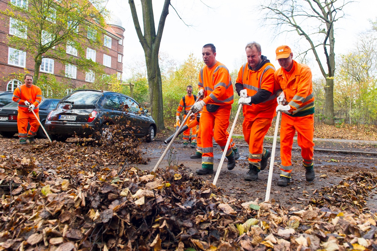 Kommunale Strassenreinigung / Laubbeseitigung sorgt für Verkehrssicherheit in Städten und Gemeinden (FOTO)