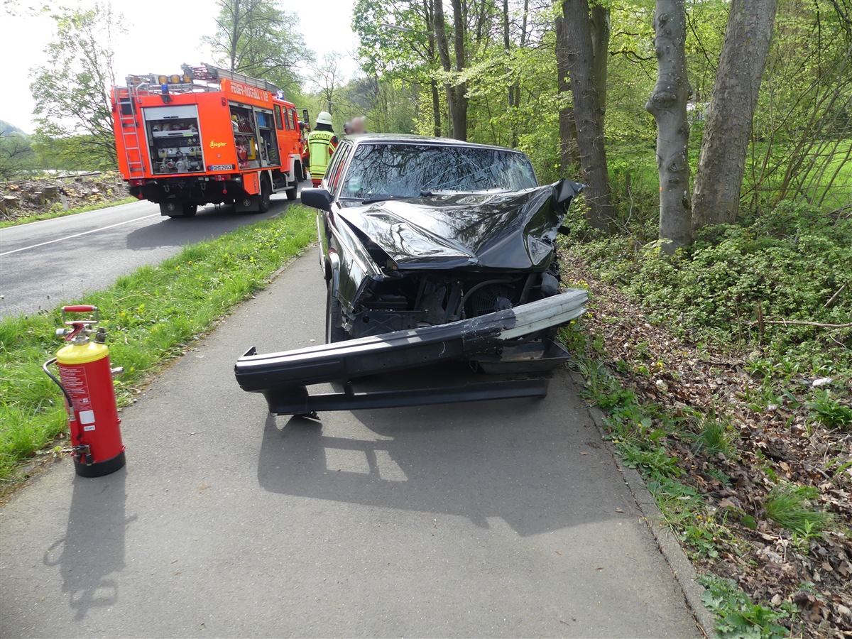 POL-GM: Sekundenschlaf - Zusammenstoß im Gegenverkehr