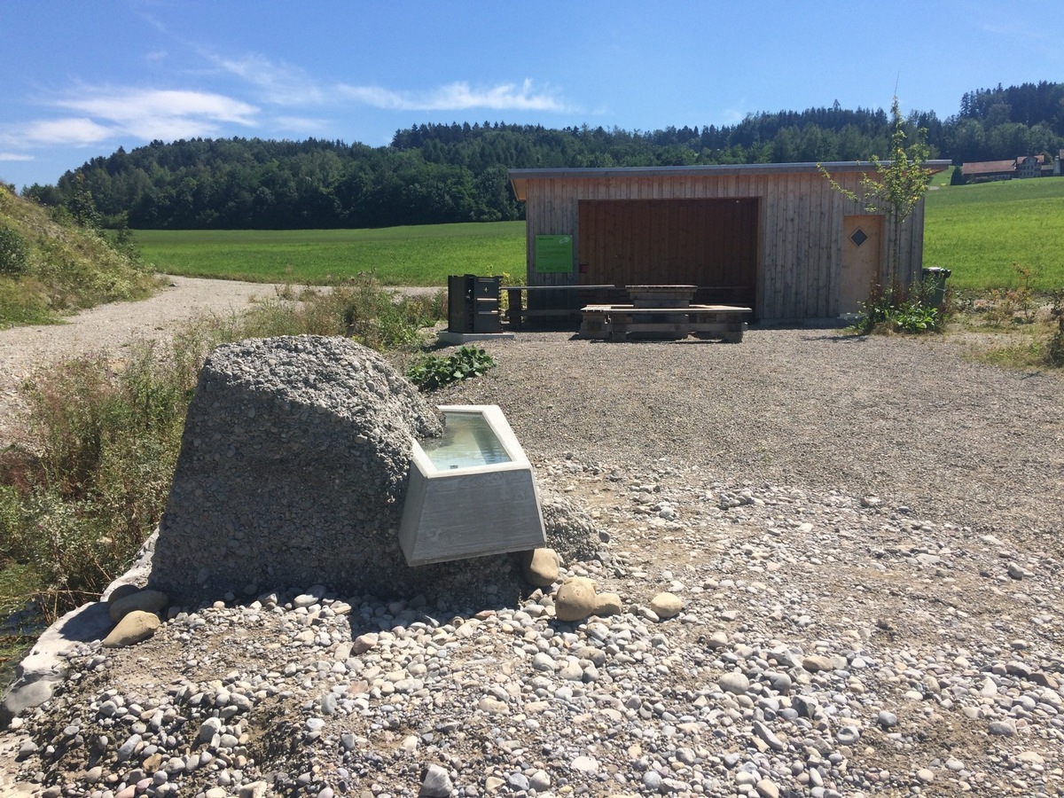 Brunnen für die Gemeinde Jonschwil nach erfolgreicher Rekultivierung