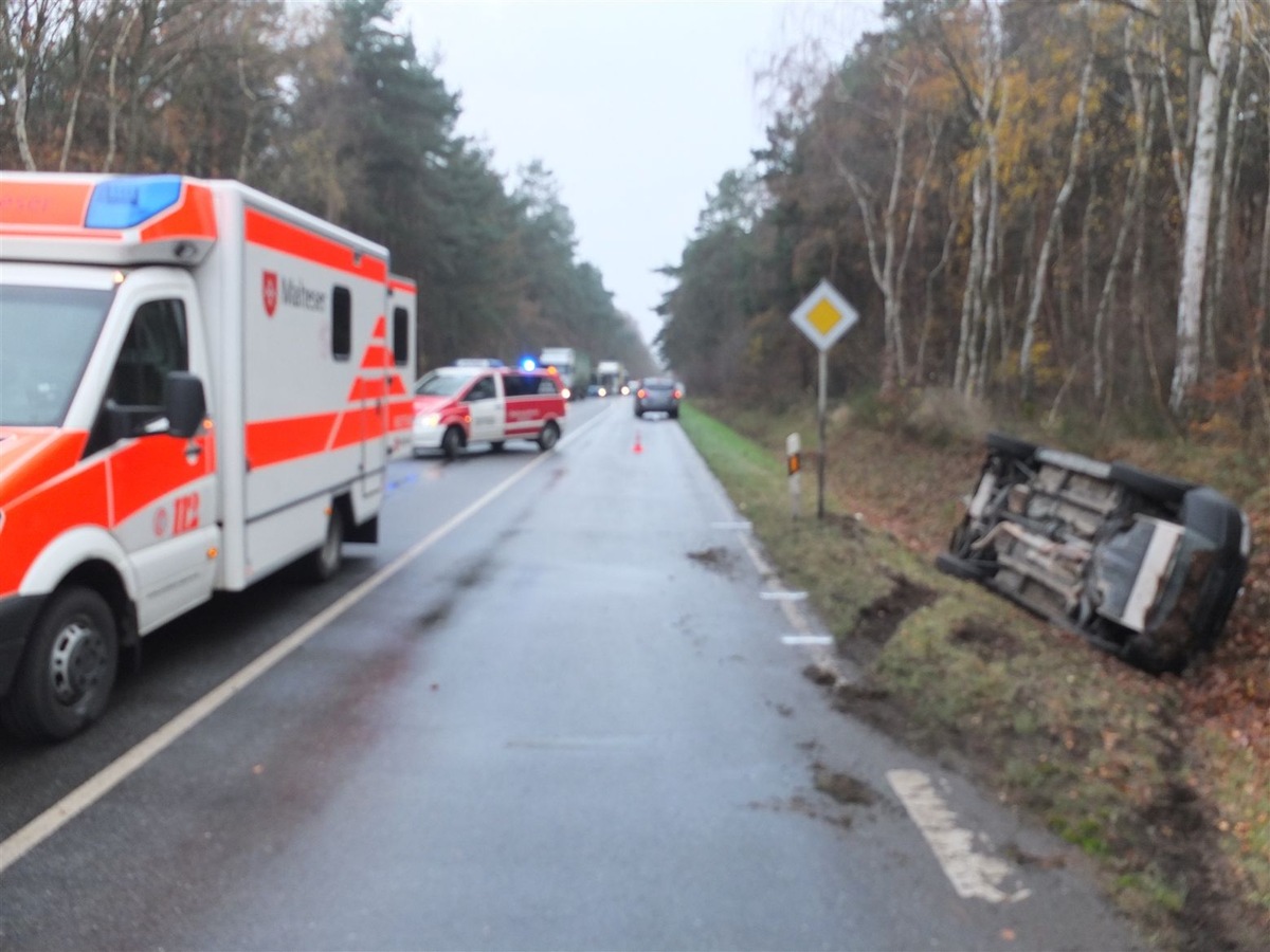 POL-DN: Auffahrunfall an der Drover Heide