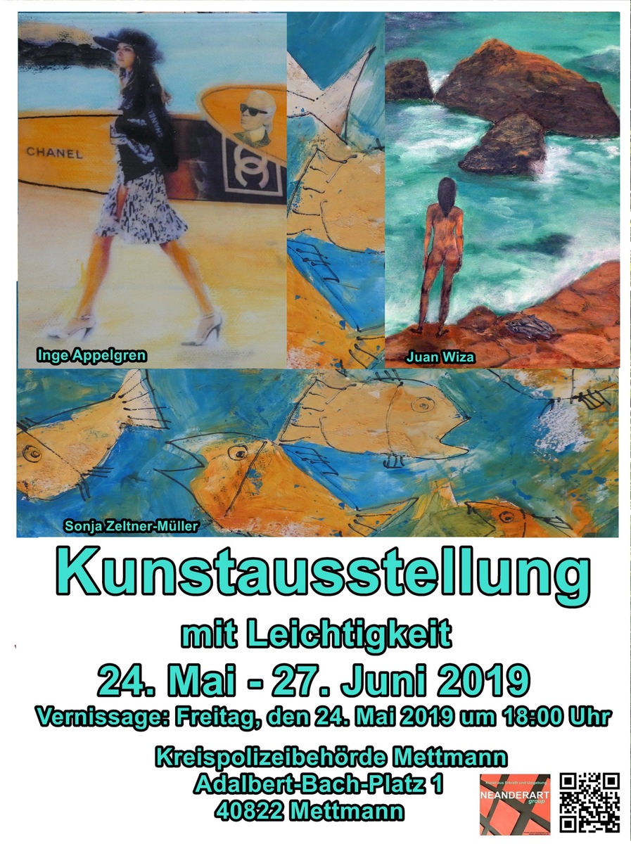 POL-ME: Vernissage im Polizeigebäude - Mettmann - 1905141