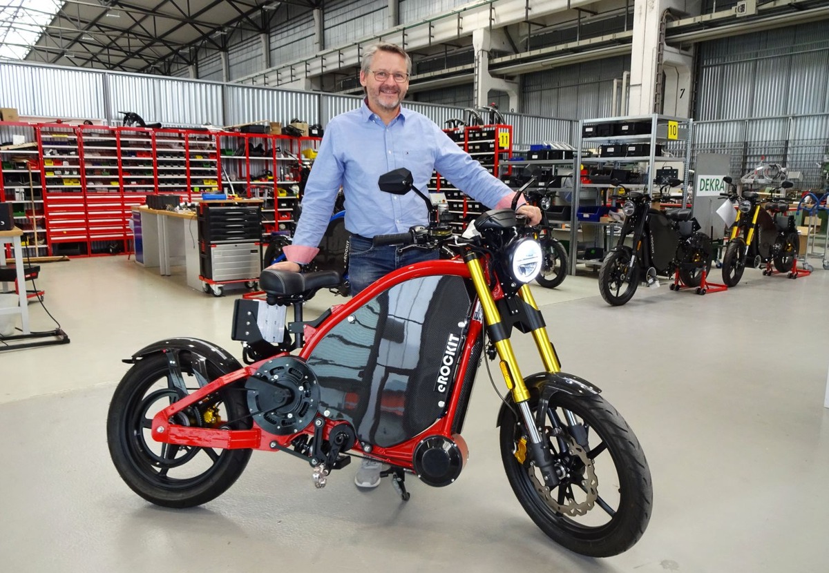 From Pininfarina to eROCKIT: Markus Leder strengthens the management of electric motorcycle manufacturer