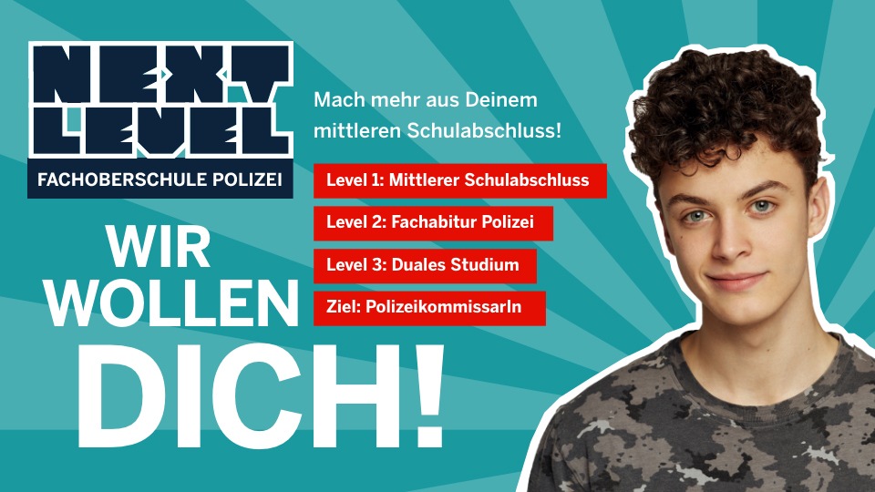 POL-ME: Jetzt bewerben für die &quot;Fachoberschule Polizei&quot; - Kreis Mettmann - 2301096