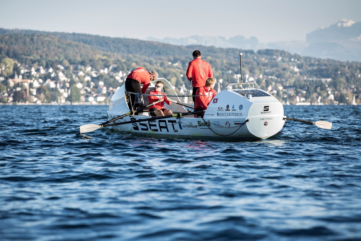 SEAT Svizzera supporta la squadra svizzera di canottaggio Swiss Mocean