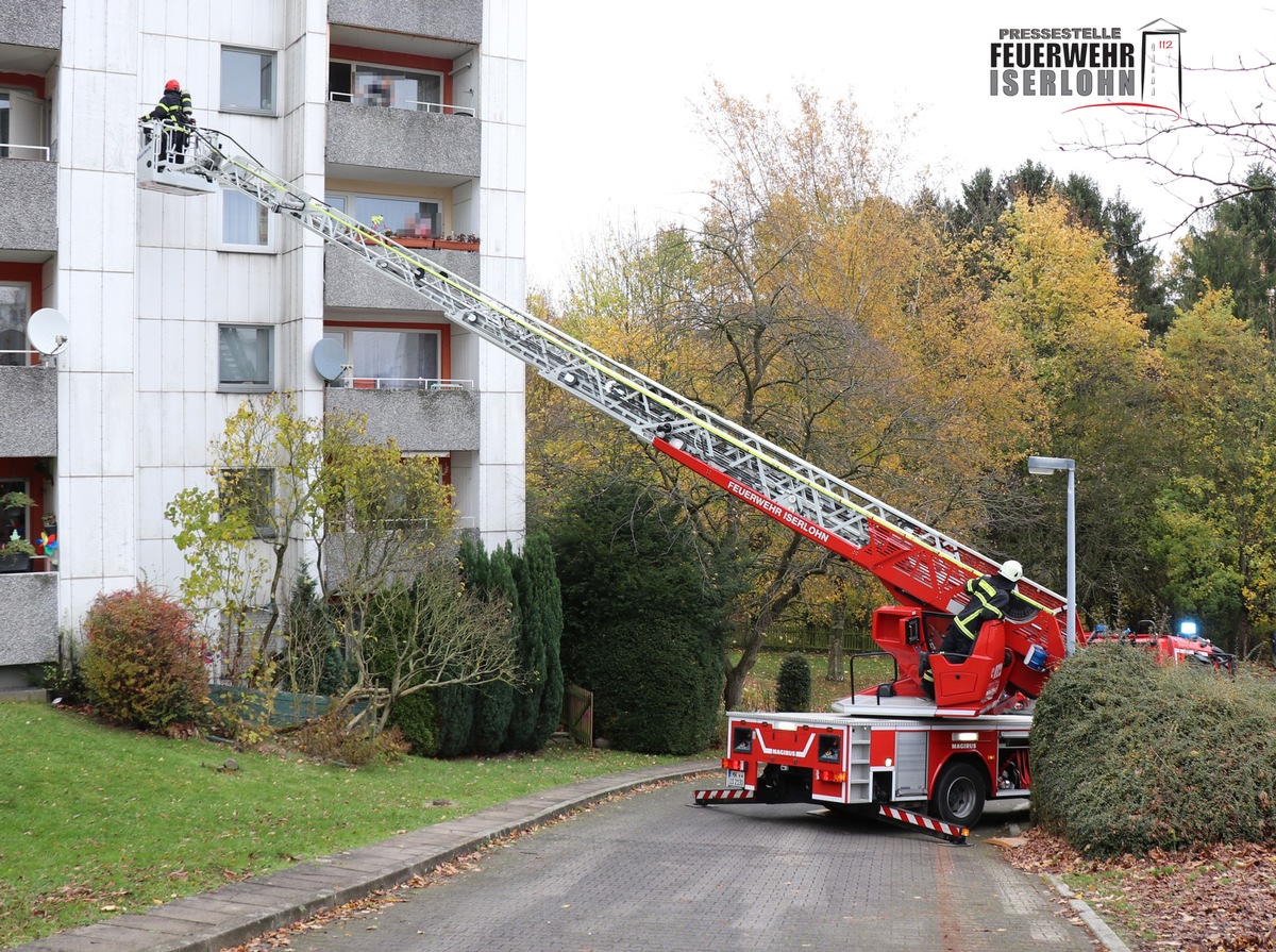 FW-MK: Angebranntes Essen löst Rauchmelder aus