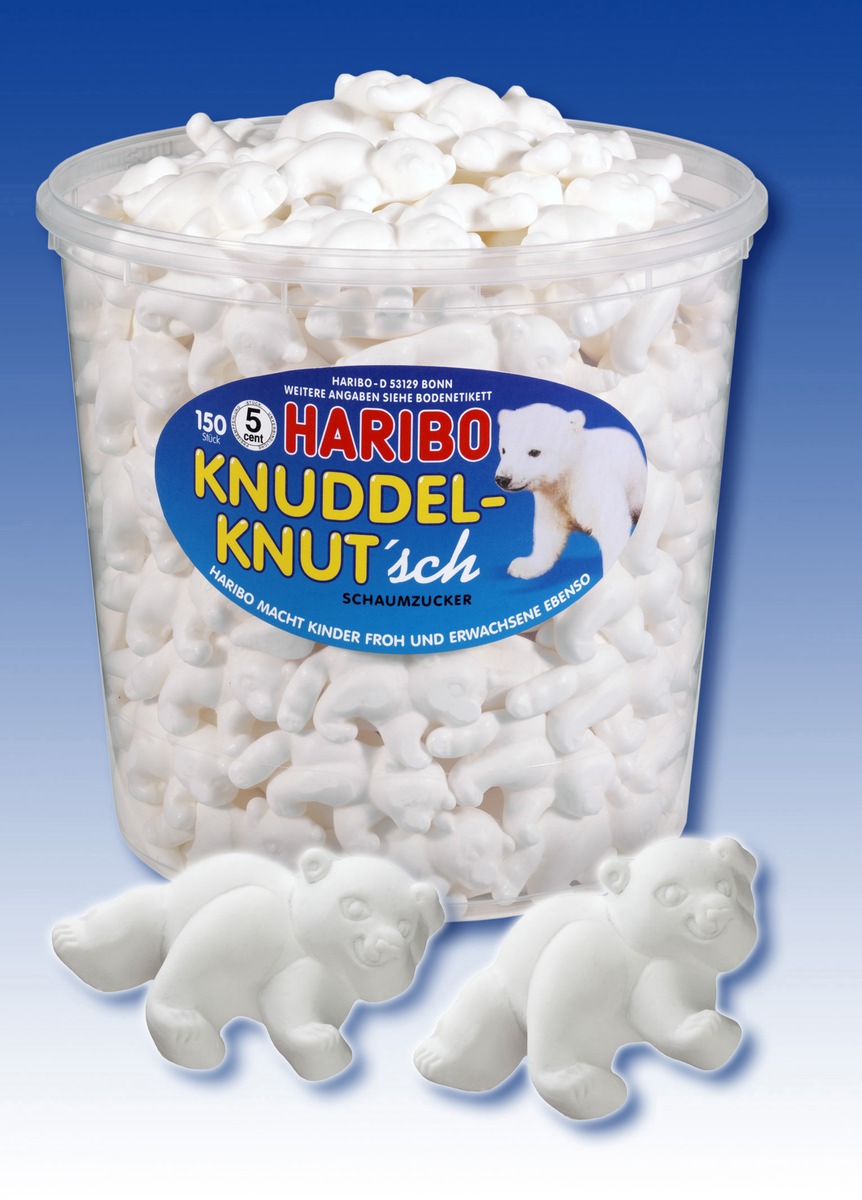 HARIBO spendiert Kindergeld für KNUT mit dem neuen Artikel &quot;KNUDDEL-KNUT´sch&quot;