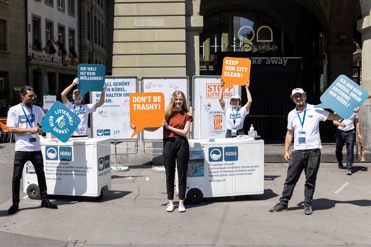 Medienmitteilung: «Gemeinsam gegen Littering: Bern macht seinem Ärger Luft»