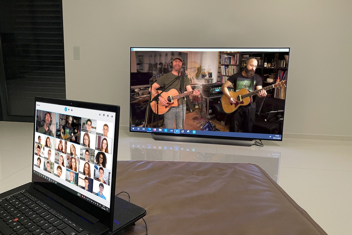 Online-Konzert via alfaview® - Ullmann&amp;Rehmann virtuell, live und mittendrin / Virtuelles Konzert mit alfaview® Video Conferencing Systems, alfatraining und Ullmann&amp;Rehmann