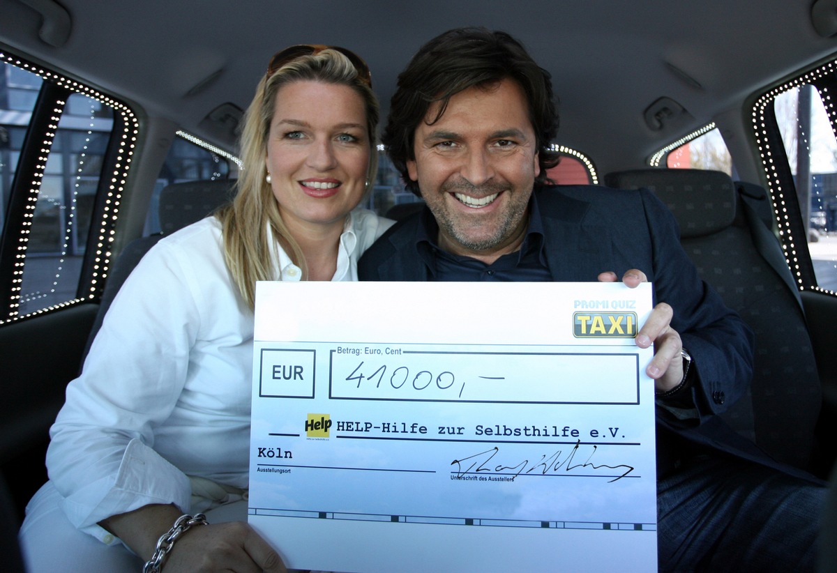 51.000 Euro im &quot;Promi Quiz Taxi&quot; erspielt ...