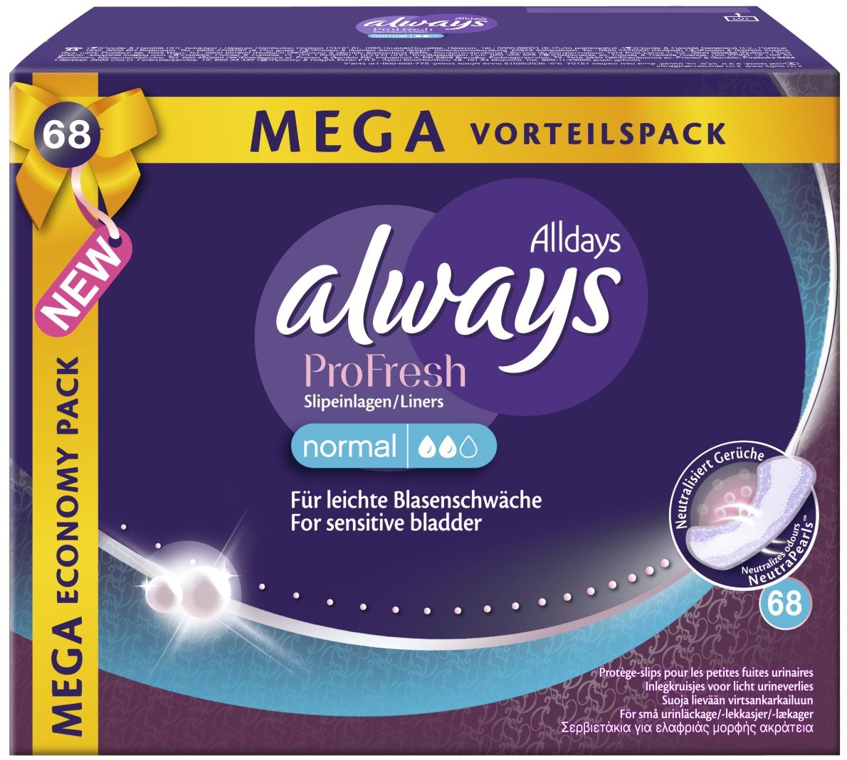 Die neue Alldays always ProFresh schenkt den ganzen Tag ein Gefühl wie frisch geduscht / Gefragt bei leichter Blasenschwäche: ein starker Beckenboden und hygienischer Komfort (mit Bild)