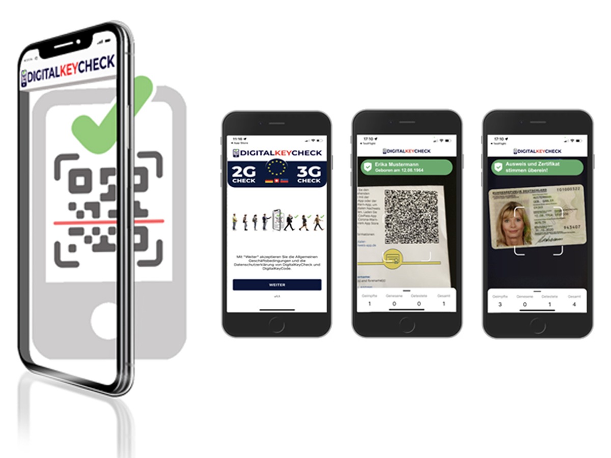 DIGITALKEYCHECK: Die App für 3G am Arbeitsplatz